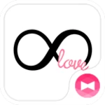 infinite love theme +home android application logo